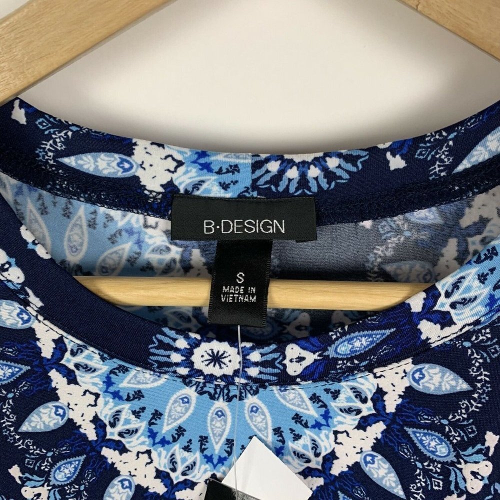 B Design PRINTED SHEATH DRESS - Picture 3 of 7